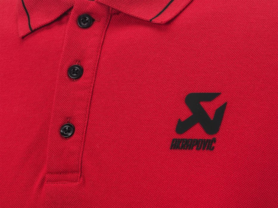 Akrapovic Mens Corpo Polo - Red 2XL
