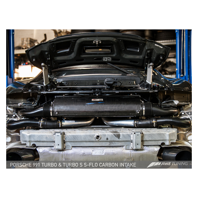AWE Porsche 991 (991.2) Turbo and Turbo S S-FLO Carbon Intake