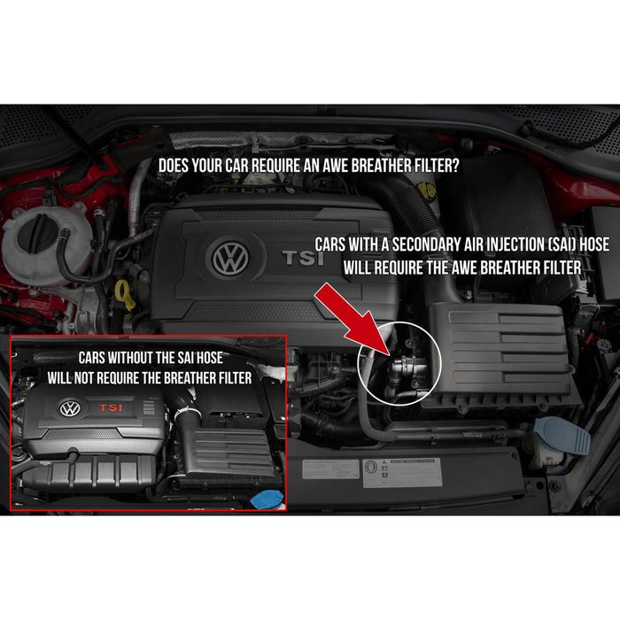 AWE S-FLO Breather Filter VW/Audi 2.0T