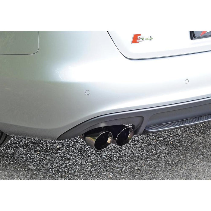 AWE Audi B8 / B8.5 S4 3.0T Touring Edition Exhaust - Diamond Black Tips (90mm)