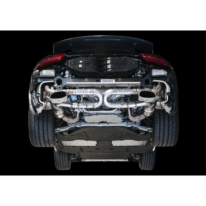 AWE 991 Carrera Performance Exhaust - Use Stock Tips