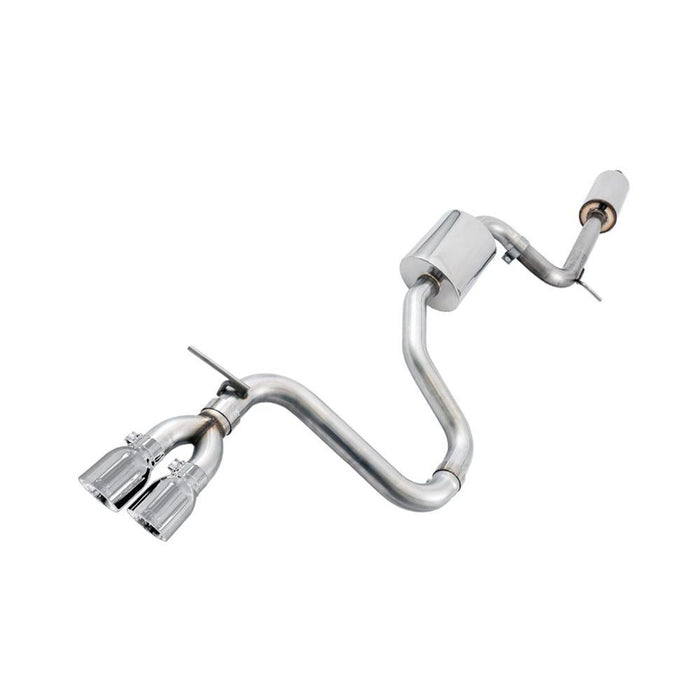 AWE VW MK7 Golf 1.8T Touring Edition Exhaust - Chrome Silver Tips (90mm)