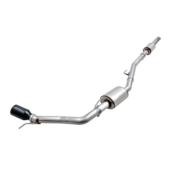 AWE 20-21 Jeep Gladiator JT 3.6L Tread Edition Cat-Back Single Side Exhaust - Diamond Blk Ti
