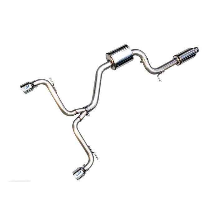 AWE VW MK7 GTI Touring Edition Exhaust - Chrome Silver Tips