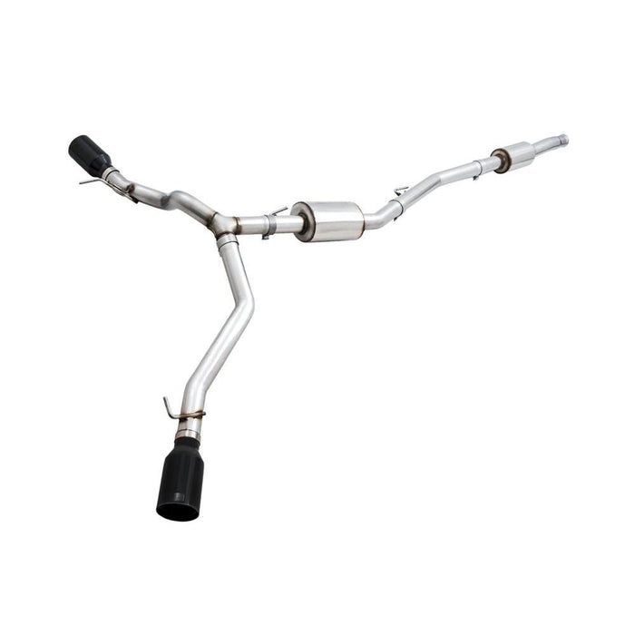 AWE 20-21 Jeep Gladiator JT 3.6L Tread Edition Cat-Back Dual Exhaust - Diamond Black Tip