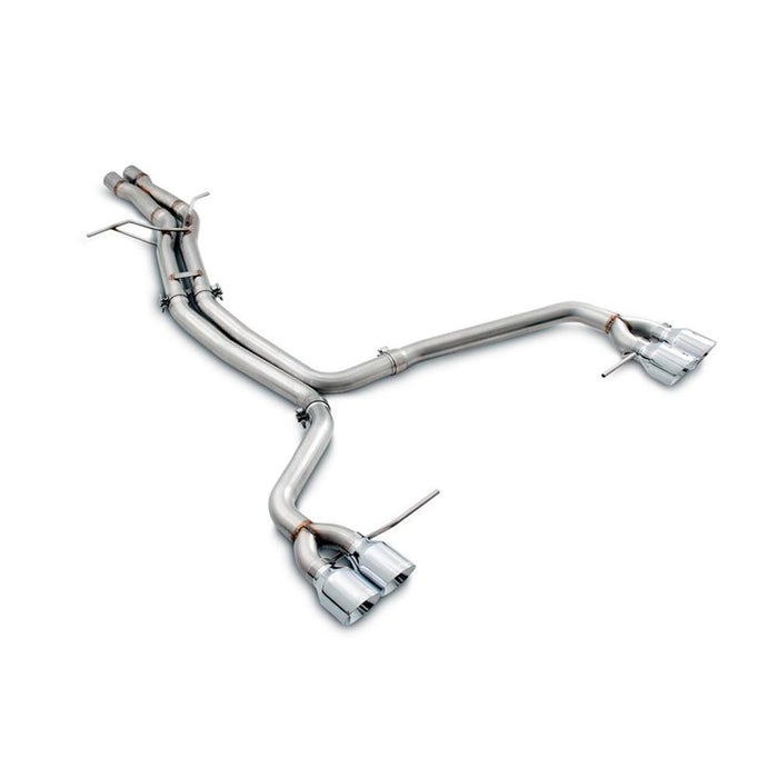 AWE Porsche Macan Touring Edition Exhaust System - Chrome Silver 102mm Tips