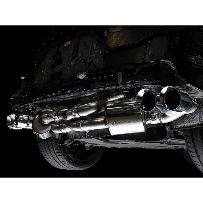 AWE 2020 Chevrolet Corvette (C8) Touring Edition Exhaust - Quad Chrome Silver Tips