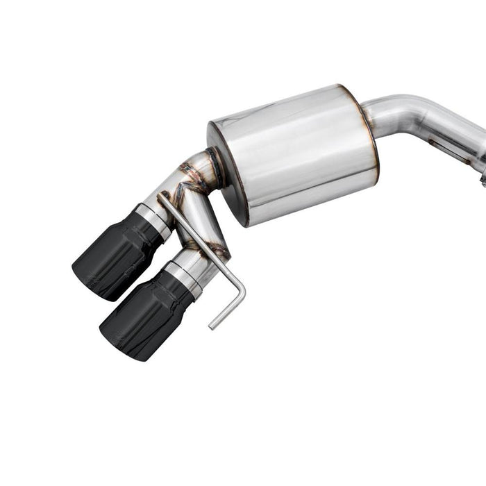 AWE 2018+ Ford Mustang GT (S550) Cat-back Exhaust - Touring Edition (Quad Diamond Black Tips)