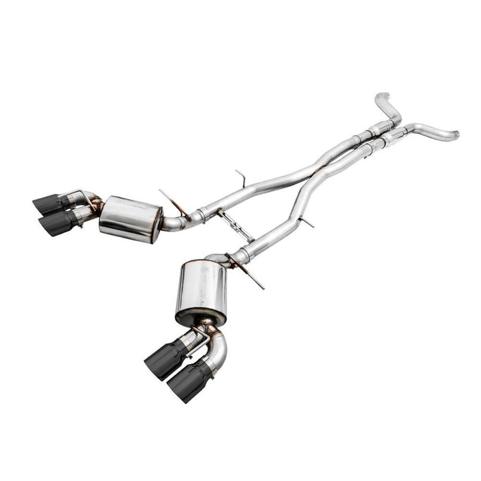 AWE 16-19 Chevy Camaro SS Res Cat-Back Exhaust -Touring Edition (Quad Diamond Black Tips)