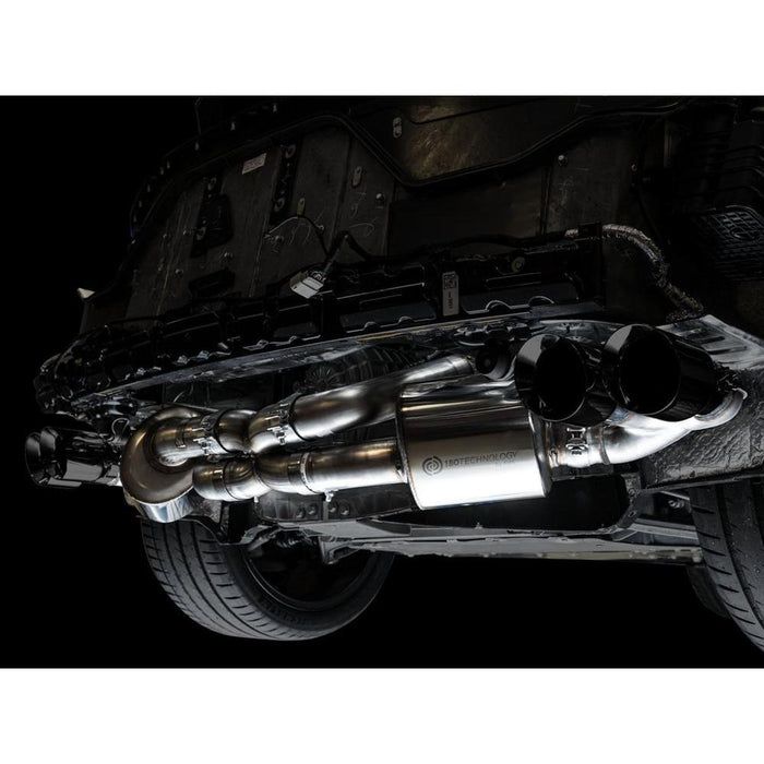 AWE 2020 Chevrolet Corvette (C8) Touring Edition Exhaust - Quad Diamond Black Tips