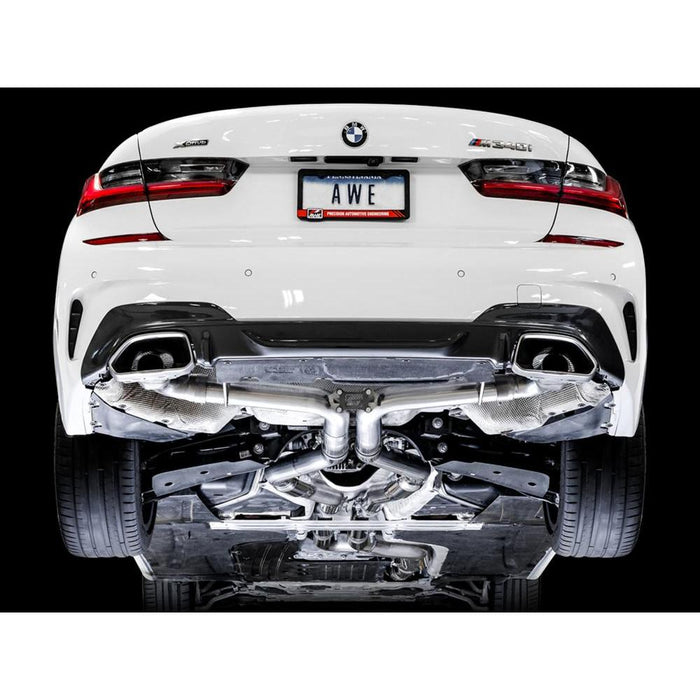 AWE 2019+ BMW M340i (G20) Track Edition Exhaust (Use OE Tips)