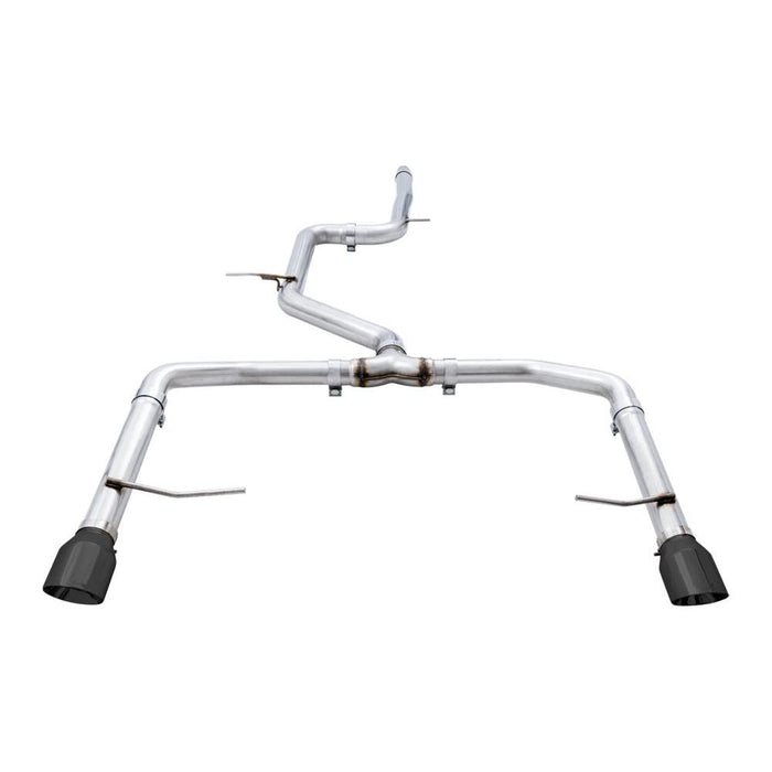 AWE 18-21 Volkswagen Jetta GLI Mk7 Track Edition Exhaust - Diamond Black Tips (Fits OEM DP)