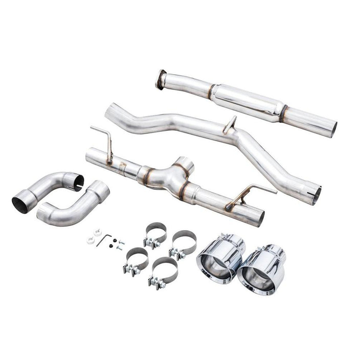 AWE Subaru BRZ / Toyota GR86 / Toyota 86 Track Edition Cat-Back Exhaust- Chrome Silver Tips