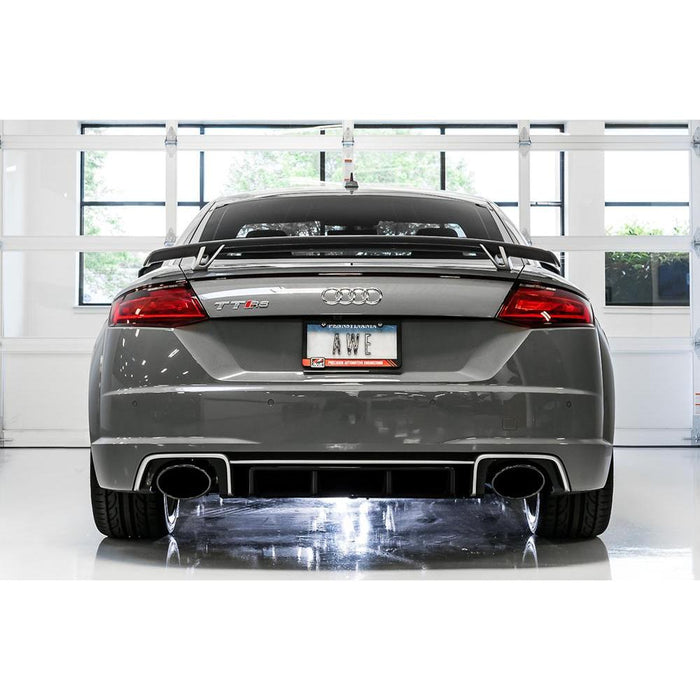 AWE 18-19 Audi TT RS 8S/RK3 2.5L Turbo Track Edition Exhaust - Diamond Black RS-Style Tips
