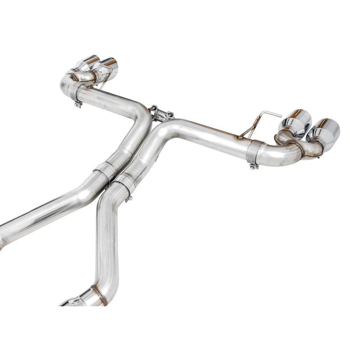 AWE 2019+ BMW M340i (G20) Track Edition Exhaust - Quad Chrome Silver Tips