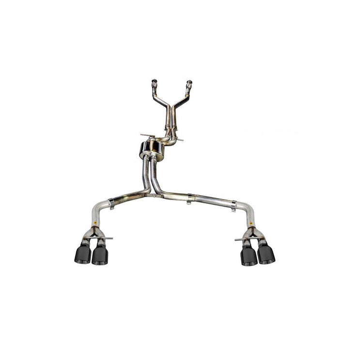 AWE Audi C7 / C7.5 S6 4.0T Track Edition Exhaust - Diamond Black Tips