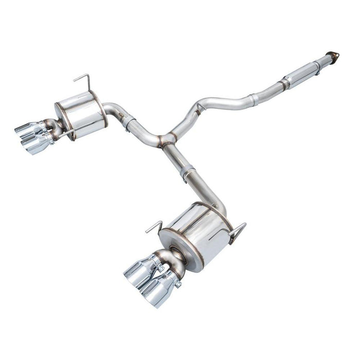 AWE Touring Edition Exhaust for VB Subaru WRX - Chrome Silver Tips