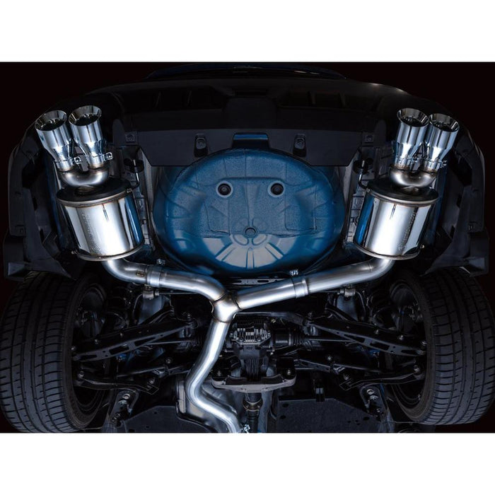 AWE Touring Edition Exhaust for VB Subaru WRX - Chrome Silver Tips