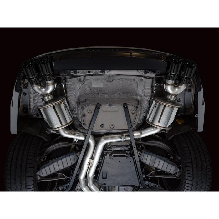 AWE Touring Edition Exhaust for Audi C8 S6/S7 - Diamond Black Tips