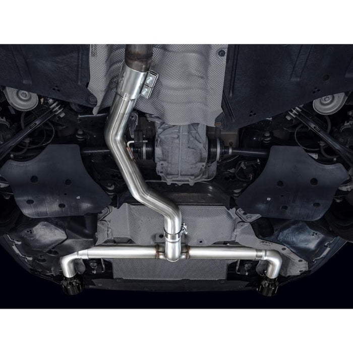 AWE Track Edition Axleback Exhaust for BMW G2X 330i/430i - Diamond Black