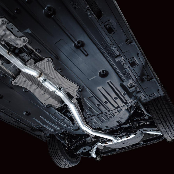 AWE Track Edition Exhaust for FE1 Civic Si/DE4 Acura Integra- Diamond Black Tips