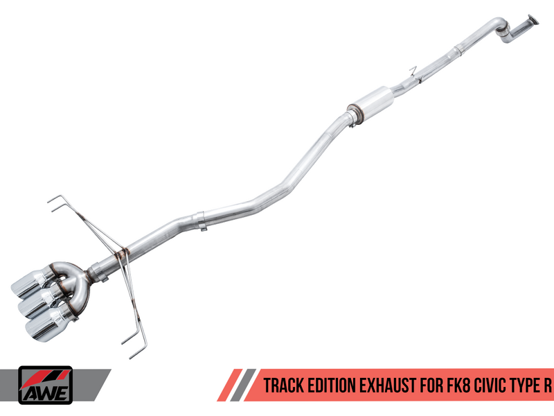 AWE Exhaust Suite for Honda FK8 Civic Type R (includes Front Pipe)