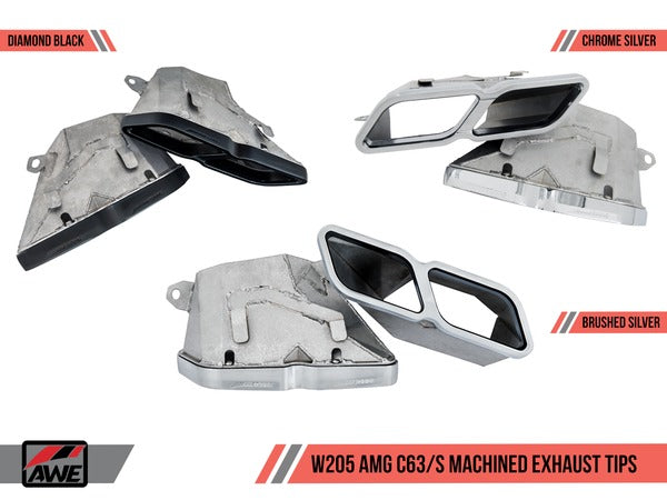 AWE Exhaust Suite for 2015-2018 Mercedes-Benz W205 AMG C63/S - No Tips