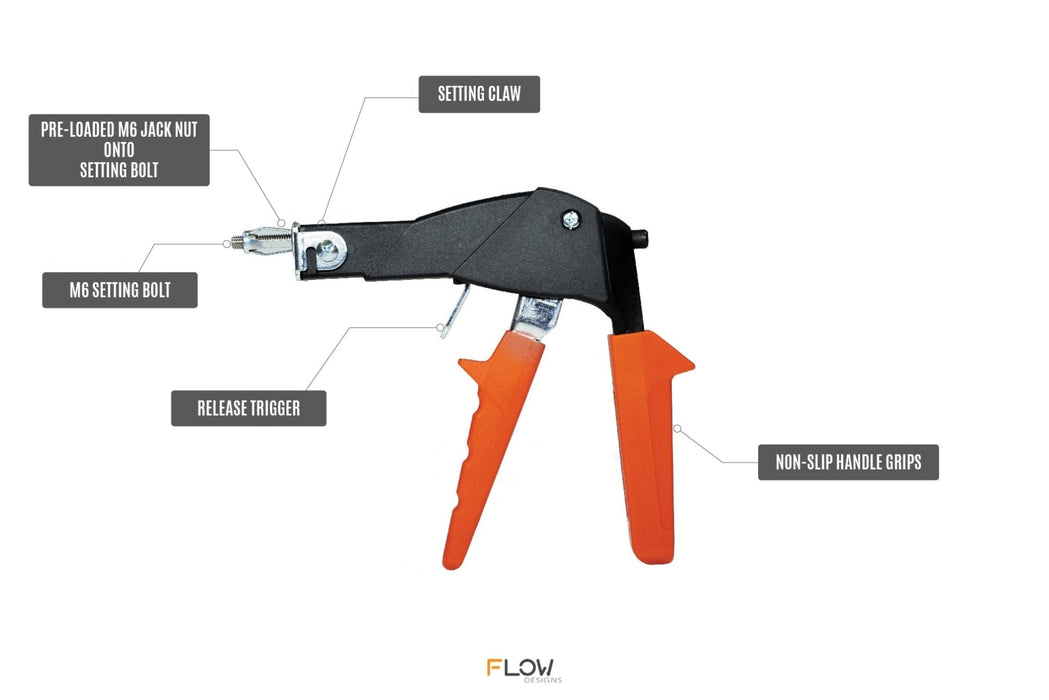 Heavy Duty Jack Nut Setting Gun-Flow Designs