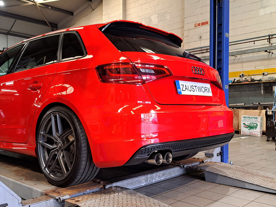 Audi A3 8V 1.8 TSi Sportback Rear Silencer Delete - Harrys Euro