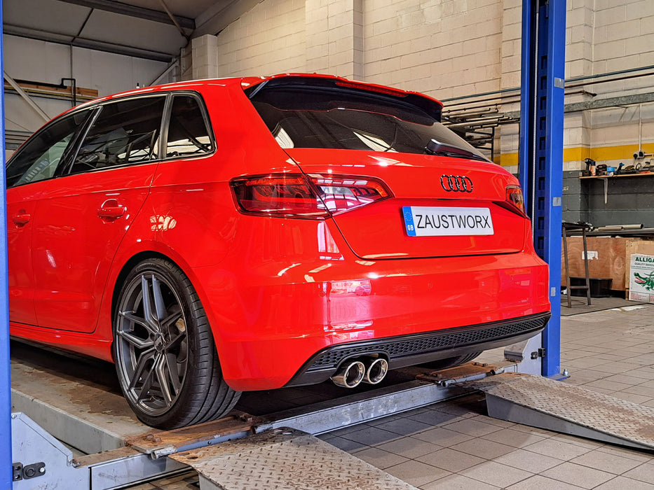 Audi A3 8V 1.8 TSi Sportback Rear Silencer Delete - Harrys Euro