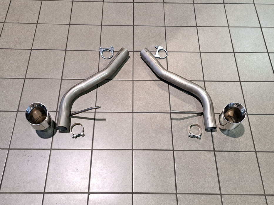 Audi A5 B9 35 TFSi 2wd Rear Silencer Deletes