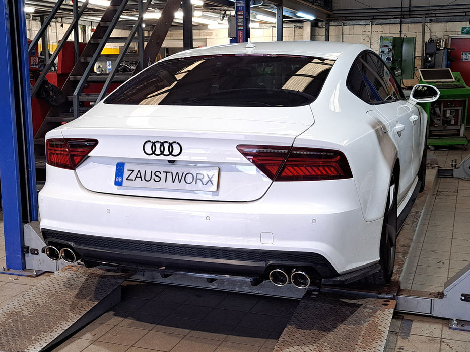 Audi A7 3.0TFSi Quattro Rear Silencer Deletes - Harrys Euro