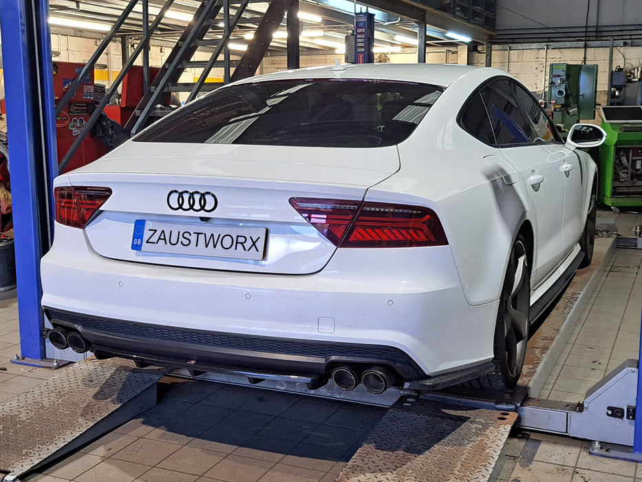 Audi A7 3.0TFSi Quattro Rear Silencer Deletes - Harrys Euro