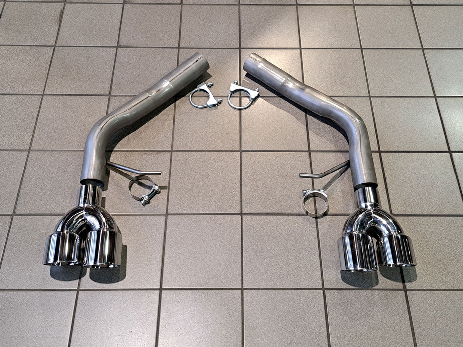 Audi S4 B9 Avant Rear Silencer Deletes - Harrys Euro