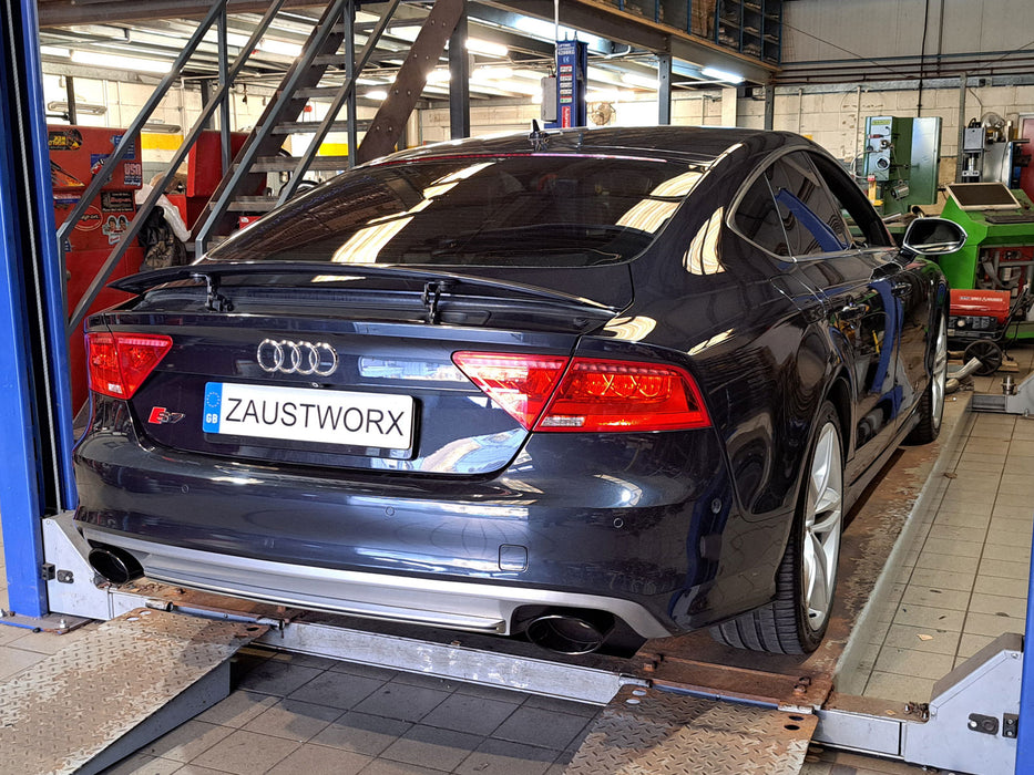 Audi S7 4.0TFSi Quattro Rear Silencer Deletes