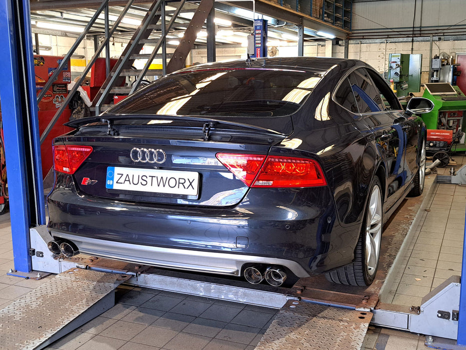 Audi S7 4.0TFSi Quattro Rear Silencer Deletes