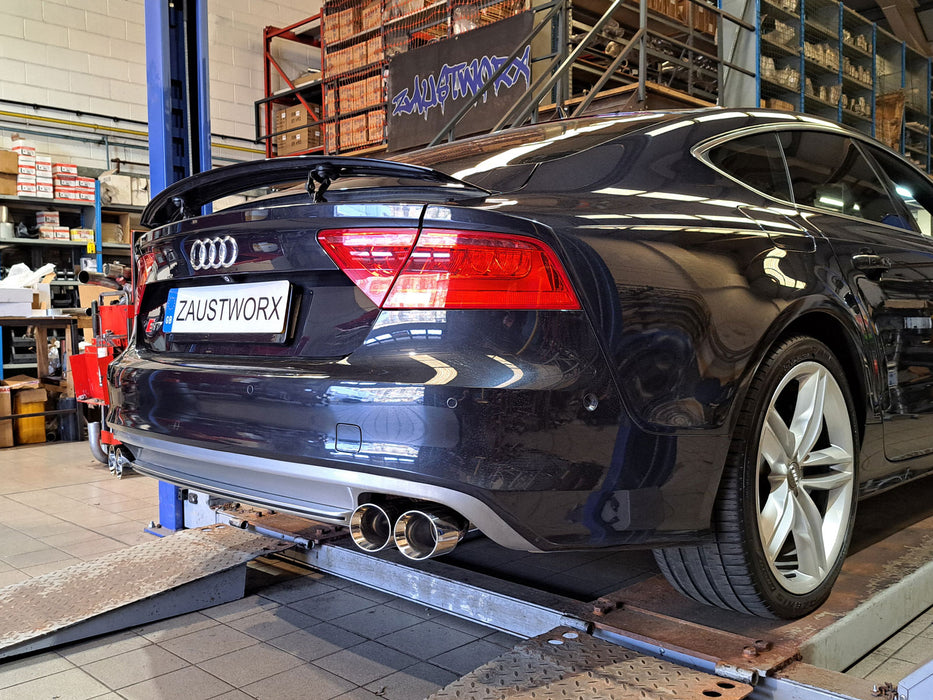 Audi S7 4.0TFSi Quattro Rear Silencer Deletes