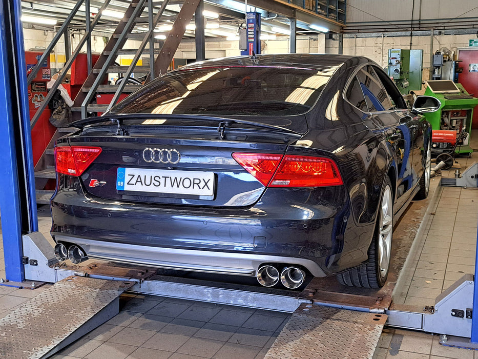 Audi S7 4.0TFSi Quattro Rear Silencer Deletes