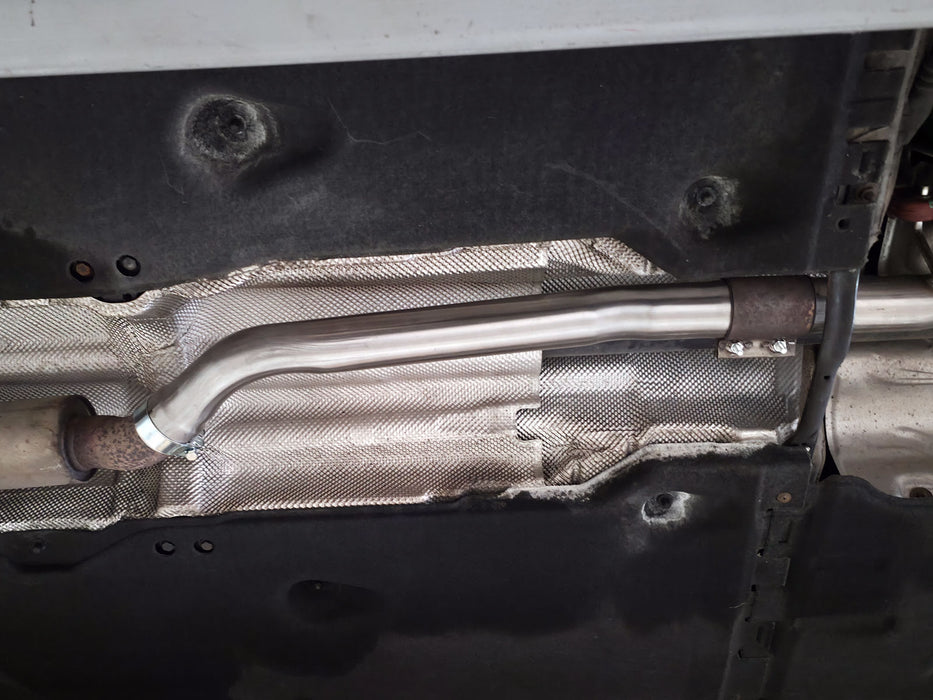 Audi TTS Mk3 2.0TFSi Front Silencer delete - Harrys Euro