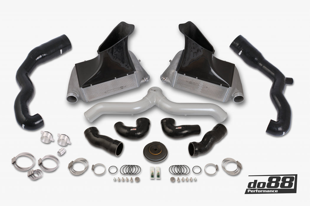 BigPack Porsche 911 Turbo (997.1) Silver Pipe, with inlets