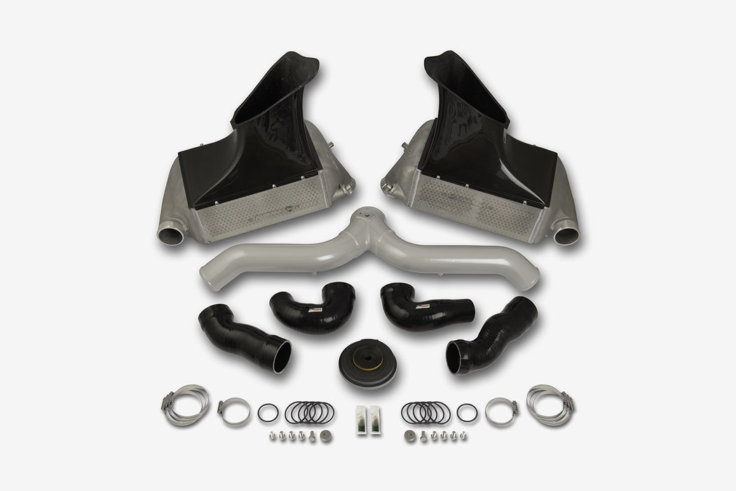 BigPack Porsche 911 Turbo (997.1) Silver Pipe