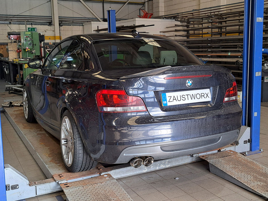 BMW 125i M Sport E82/E88 Rear Silencer Delete - Harrys Euro