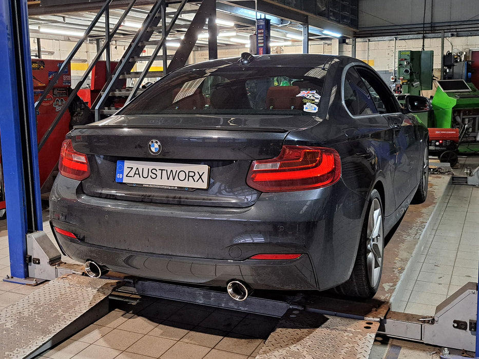 BMW 220d B47 - M240i Style Twin Exit Exhaust Conversion - Harrys Euro