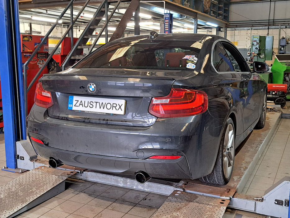 BMW 220d B47 - M240i Style Twin Exit Exhaust Conversion - Harrys Euro