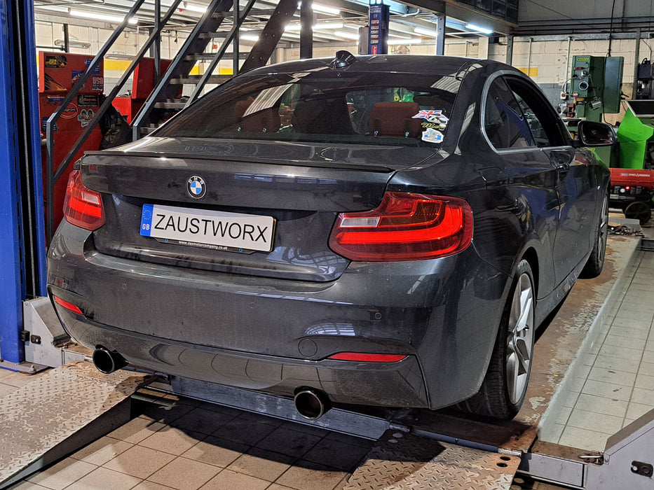 BMW 220d B47 - M240i Style Twin Exit Exhaust Conversion - Harrys Euro