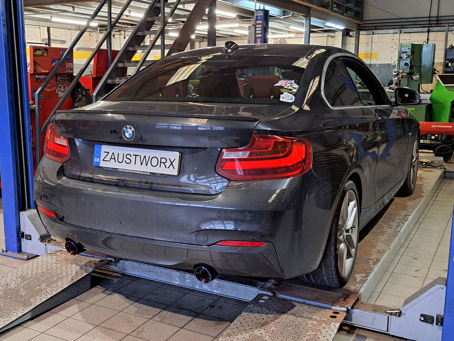 BMW 220d B47 - M240i Style Twin Exit Exhaust Conversion - Harrys Euro