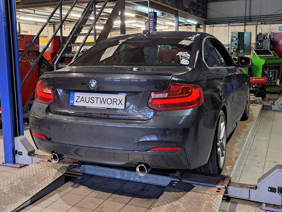 BMW 220d B47 - M240i Style Twin Exit Exhaust Conversion - Harrys Euro