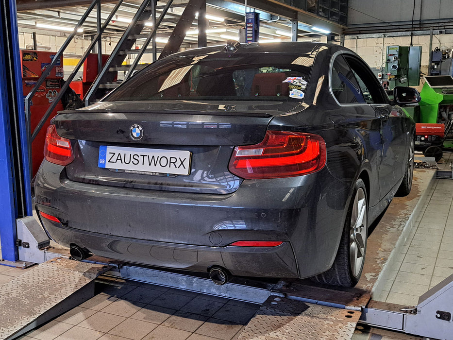 BMW 220d B47 - M240i Style Twin Exit Exhaust Conversion - Harrys Euro