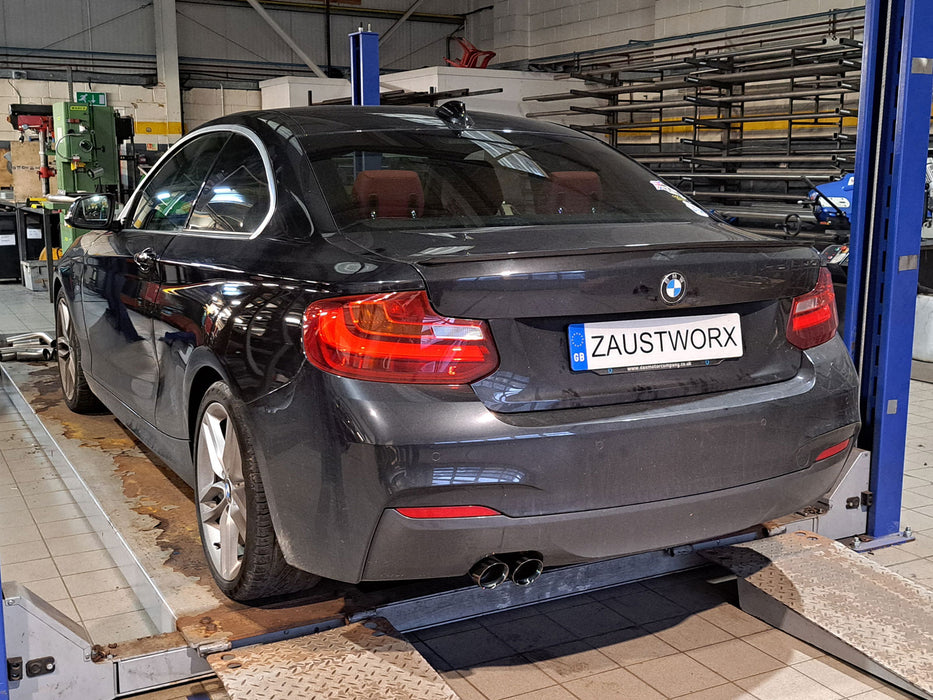 BMW 220d F22 Rear Silencer Delete - Harrys Euro