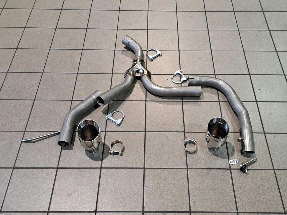 BMW 320d E91/E93 335 Style Twin Exit Exhaust Conversion